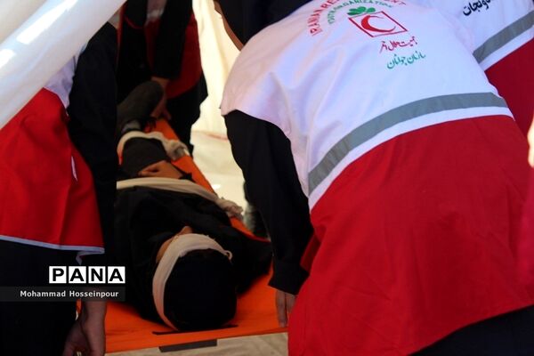 برگزاری مانور زلزله و ایمنی در بهارستان‌دو