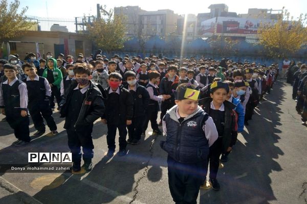 بیست و چهارمین دوره مانور زلزله و ایمنی در مدارس منطقه ۲ شهر تهران