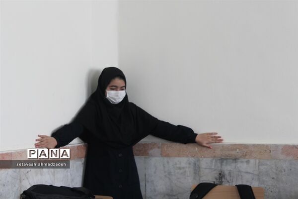 بیست و چهارمین مانور سراسری زلزله در دبیرستان شاهد گلوگاه