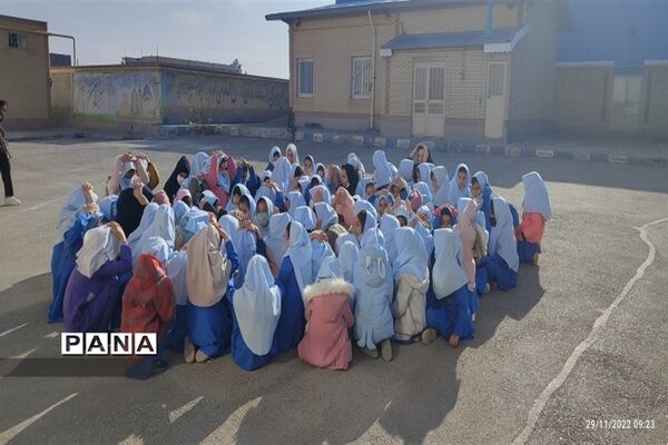 بیست و چهارمین مانورسراسری زلزله در  مدارس شهرستان کلات