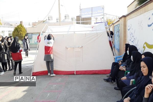 بیست و چهارمین مانورسراسری زلزله در  مدارس شهرستان کلات