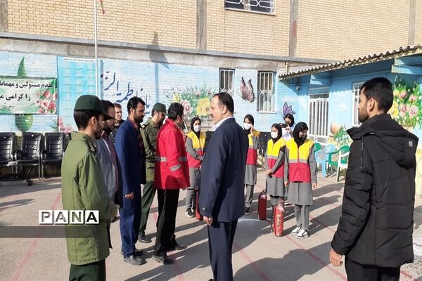 بیست و چهارمین مانورسراسری زلزله در  مدارس شهرستان کلات