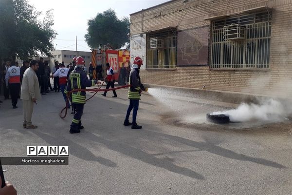 بیست و چهارمین مانور سراسری زلزله و ایمنی در مدارس شادگان