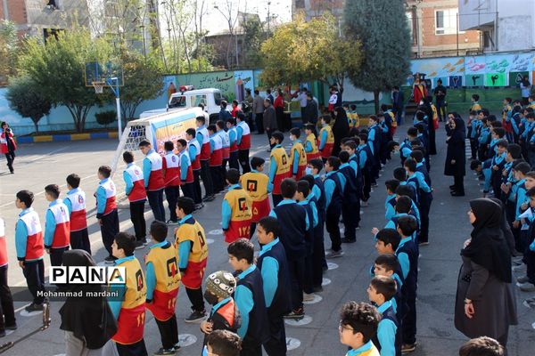 مانور سراسری زلزله در ساری