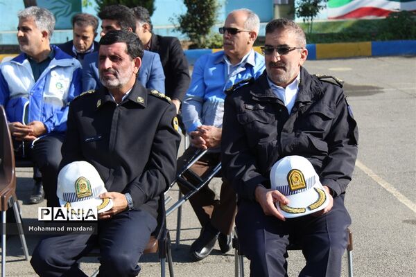 مانور سراسری زلزله در ساری