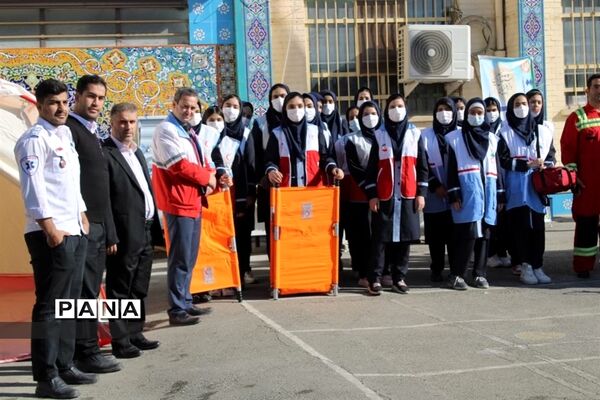 بیست و چهارمین مانور سراسری زلزله و ایمنی در مدارس ورامین