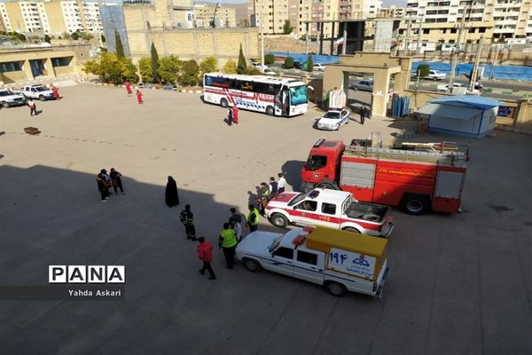 بیست و چهارمین مانور سراسری زلزله و ایمنی مدارس در شهرستان فسا