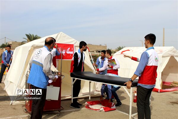 بیست و چهارمین مانور سراسری زلزله در اهواز