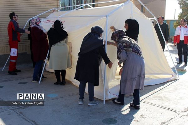 بیست و چهارمین مانور سراسری زلزله و ایمنی در سمنان