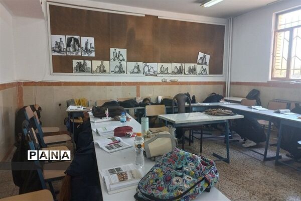 زنگ مانور زلزله در هنرستان فاطمیه به صدا در آمد