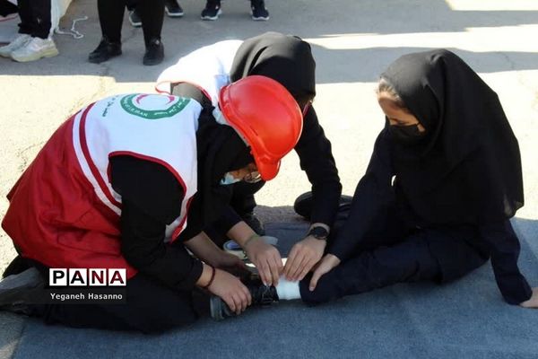 بیست و چهارمین مانور سراسری زلزله در سمنان