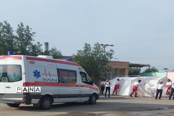 بیست و چهارمین مانور سراسری زلزله درشهرستان دزفول