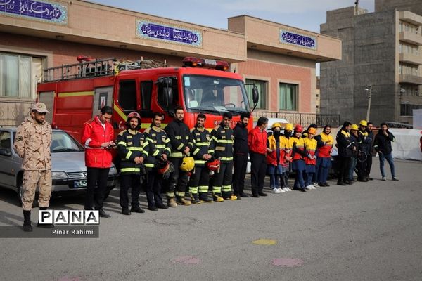 بیست و چهارمین مانور سراسری زلزله و ایمنی در تبریز