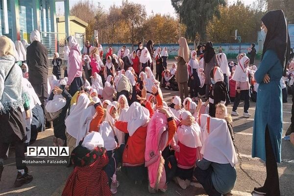 بیست و چهارمین مانور سراسری زلزله و ایمنی مدارس در منطقه ۱۵