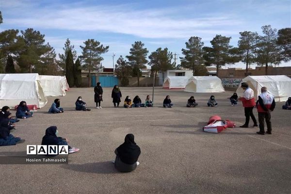 بیست و چهارمین مانور سراسری زلزله و ایمنی مدارس در آباده