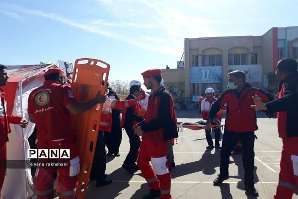 بیست و چهارمین مانور سراسری زلزله و ایمنی مدارس در زاهدان