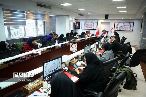 نشست خبری رئیس سازمان داوطلبان هلال احمر