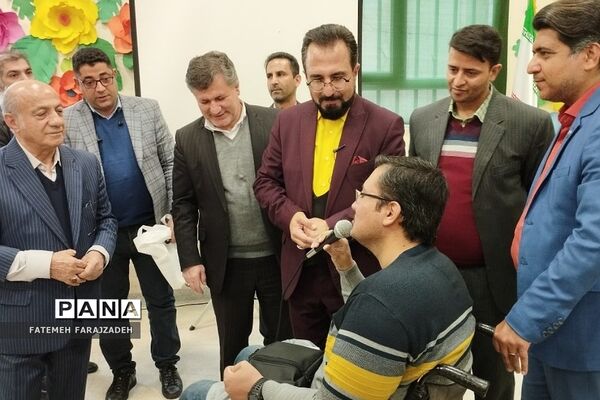 گرامیداشت هفته معلولان در آموزشگاه استثنایی سردار سلیمانی فشافویه