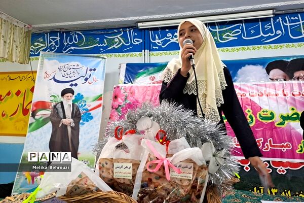 مراسم باشکوه ولادت حضرت زینب( س)  و روز پرستار در دبیرستان دخترانه سیزده آبان ناحیه یک کرج