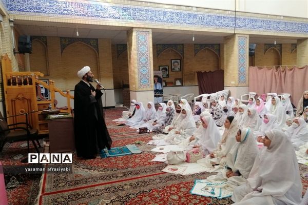 اجرای طرح پیوند مسجد و مدرسه ویژه کلاس ششمی‌های دبستان معارف ناحیه 3 شیراز