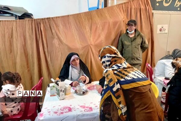 اردوی جهادی هاجران ناحیه امیرالمومنین سپاه محمد رسوال‌الله تهران در مسجد امام‌علی(ع) روستای مهرآباد رودهن