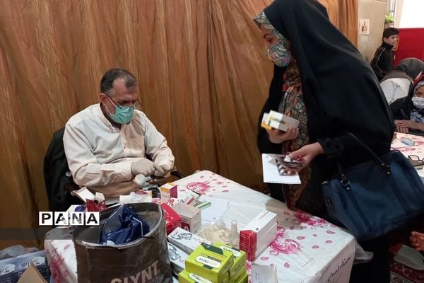 اردوی جهادی هاجران ناحیه امیرالمومنین سپاه محمد رسوال‌الله تهران در مسجد امام‌علی(ع) روستای مهرآباد رودهن