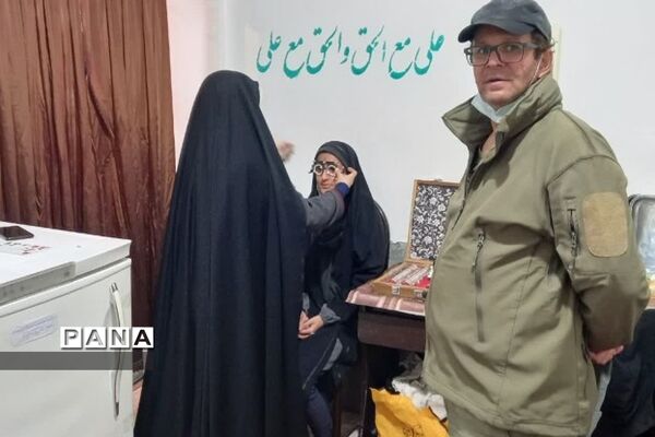 اردوی جهادی هاجران ناحیه امیرالمومنین سپاه محمد رسوال‌الله تهران در مسجد امام‌علی(ع) روستای مهرآباد رودهن