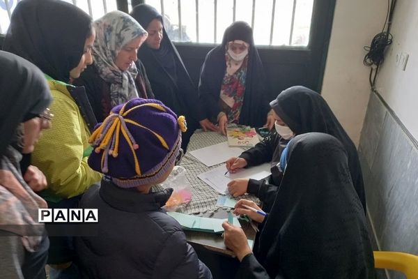 اردوی جهادی هاجران ناحیه امیرالمومنین سپاه محمد رسوال‌الله تهران در مسجد امام‌علی(ع) روستای مهرآباد رودهن