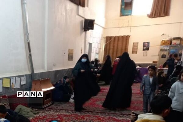 اردوی جهادی هاجران ناحیه امیرالمومنین سپاه محمد رسوال‌الله تهران در مسجد امام‌علی(ع) روستای مهرآباد رودهن