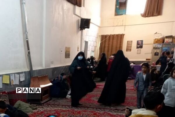اردوی جهادی هاجران ناحیه امیرالمومنین سپاه محمد رسوال‌الله تهران در مسجد امام‌علی(ع) روستای مهرآباد رودهن
