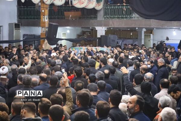 مراسم وداع با شهید مدافع امنیت سید احمد صالحی در ساری