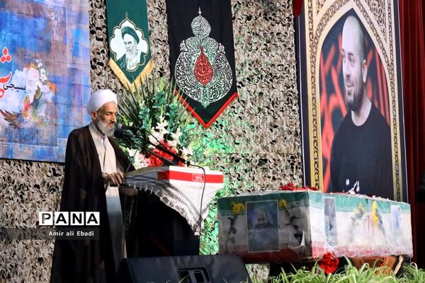 مراسم وداع با شهید مدافع امنیت سید احمد صالحی در ساری