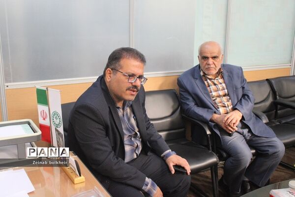 بازدیدمعاون پژوهش  اداره کل آموزش و پرورش استان بوشهر از سازمان دانش‌آموزی
