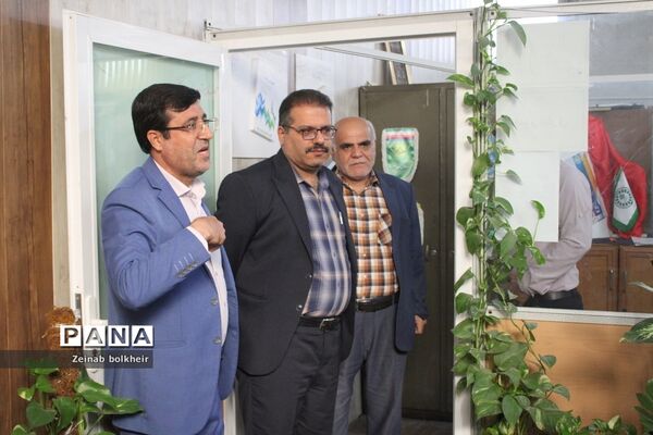 بازدیدمعاون پژوهش  اداره کل آموزش و پرورش استان بوشهر از سازمان دانش‌آموزی