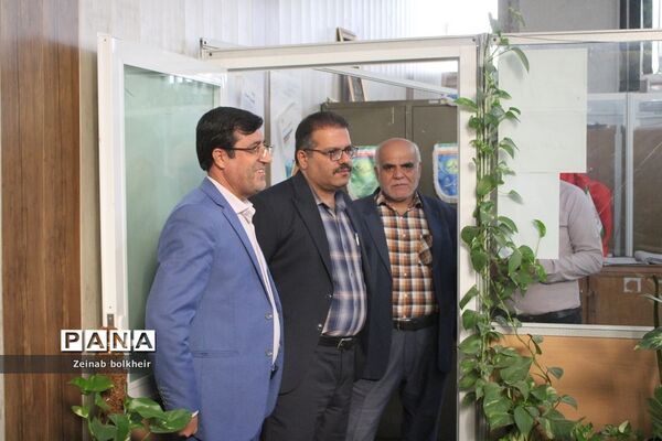 بازدیدمعاون پژوهش  اداره کل آموزش و پرورش استان بوشهر از سازمان دانش‌آموزی