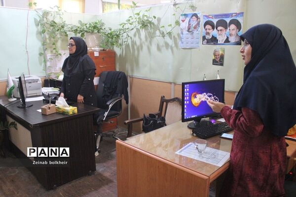 بازدیدمعاون پژوهش  اداره کل آموزش و پرورش استان بوشهر از سازمان دانش‌آموزی