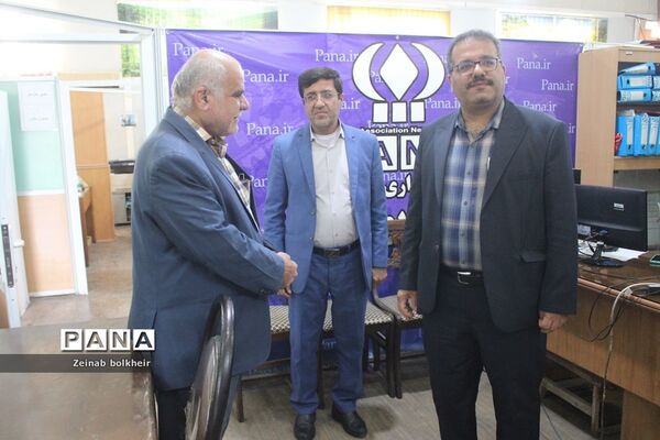 بازدیدمعاون پژوهش  اداره کل آموزش و پرورش استان بوشهر از سازمان دانش‌آموزی