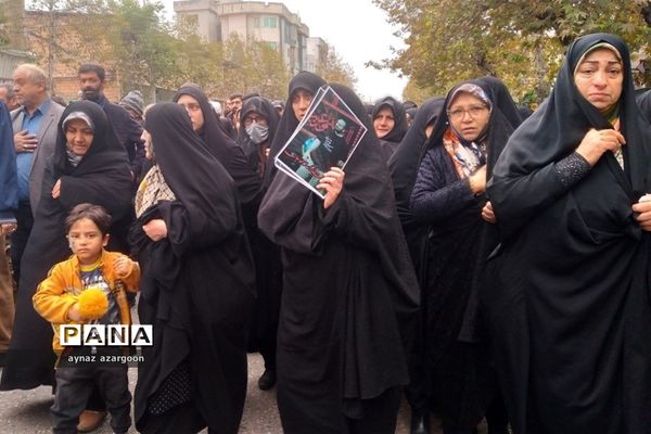 تشییع پیکر شهید امنیت در قائمشهر