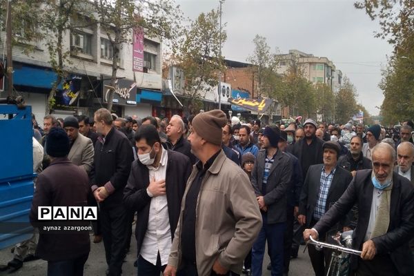 تشییع پیکر شهید امنیت در قائمشهر