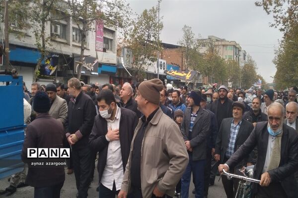 تشییع پیکر شهید امنیت در قائمشهر