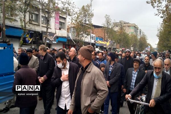 تشییع پیکر شهید امنیت در قائمشهر