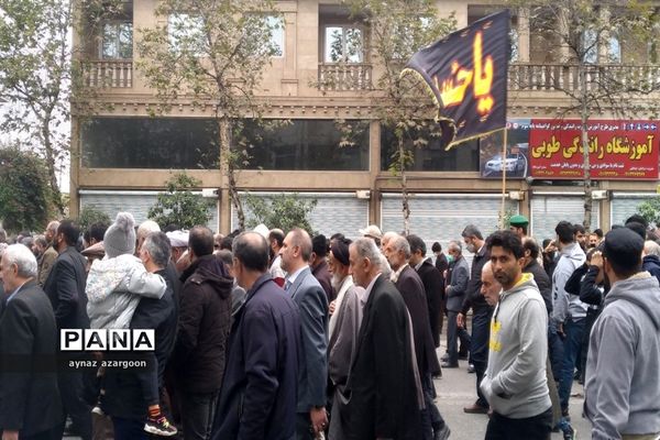 تشییع پیکر شهید امنیت در قائمشهر