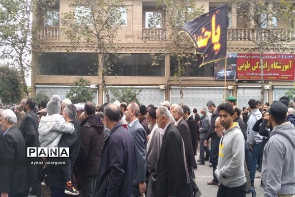 تشییع پیکر شهید امنیت در قائمشهر