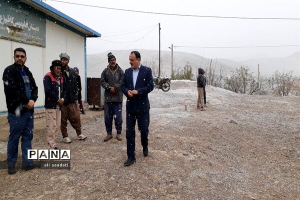 بازدید مدیرآموزش و پرورش کلات از مدارس روستاهای مسیر پساکو