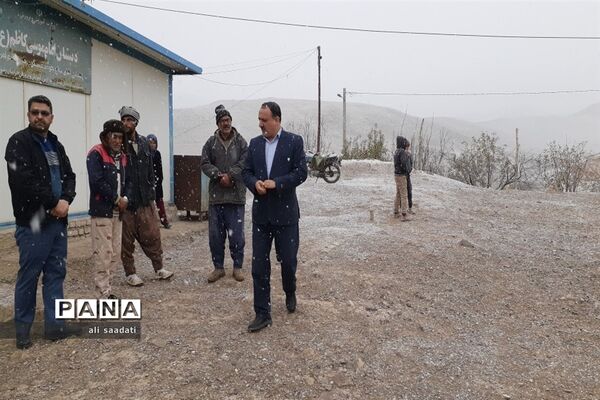 بازدید مدیرآموزش و پرورش کلات از مدارس روستاهای مسیر پساکو