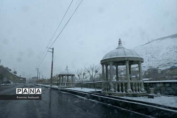 روز برفی در  رودهن