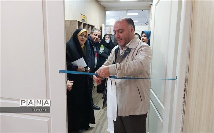 اتاق ورزش دبیرستان دخترانه هفت تیر افتتاح شد