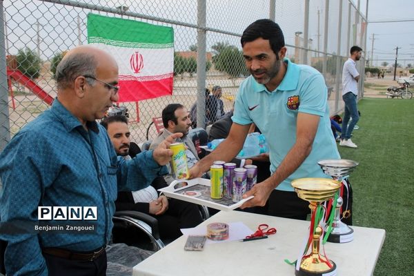 روستای آبطویل قهرمان مسابقات مینی فوتبال جام پرچم شهرستان بوشهر