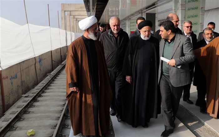 بازدید رئیس جمهوری از پروژه متروی پرند