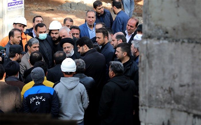 بازدید آیت الله رئیسی از پروژه ۱۴۶۰ واحدی طرح نهضت ملی مسکن شهر پرند